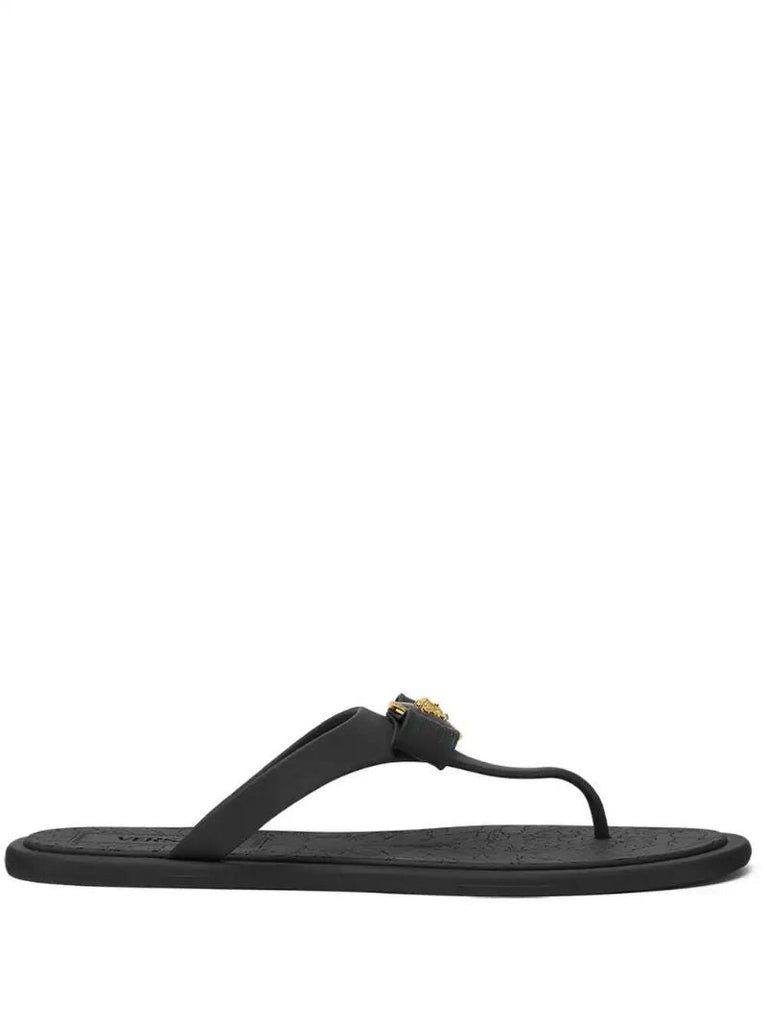 Black Gianni Ribbon Sandals