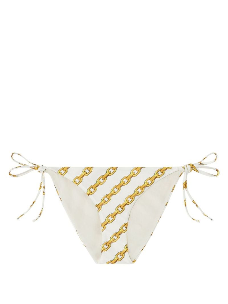 Chain-print Bikini Bottoms