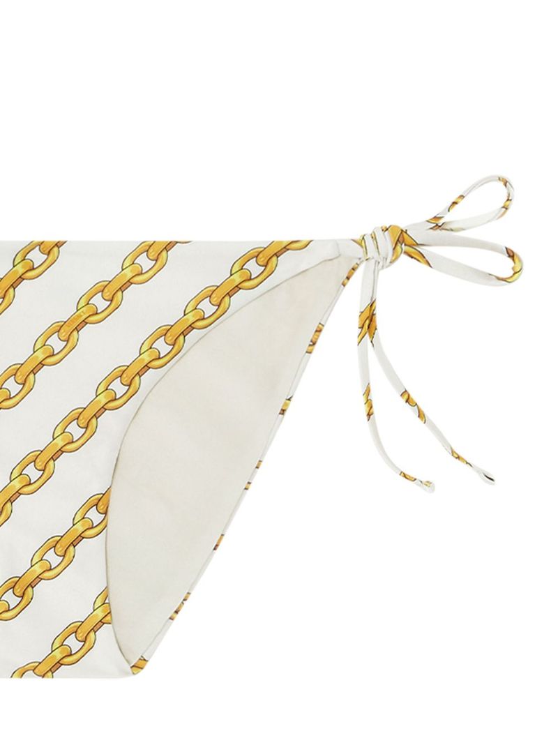 Chain-print Bikini Bottoms