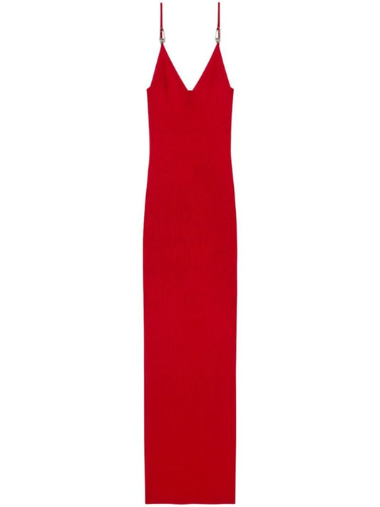 Safety Pin Suspender Midi Dress