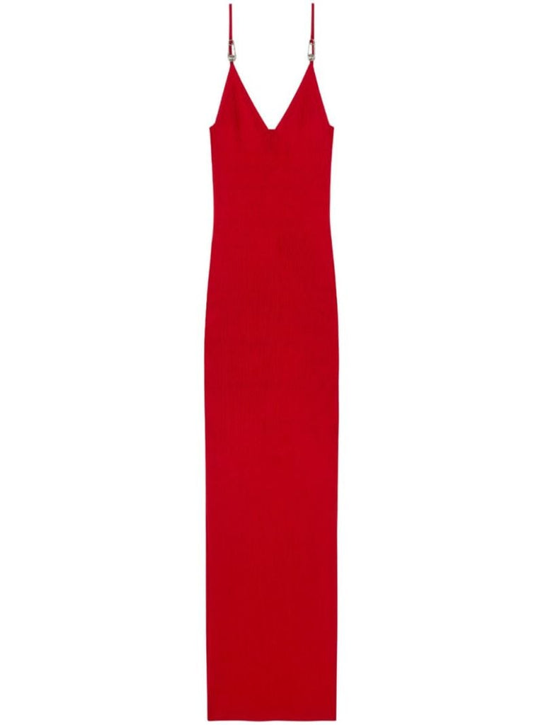 Safety Pin Suspender Midi Dress
