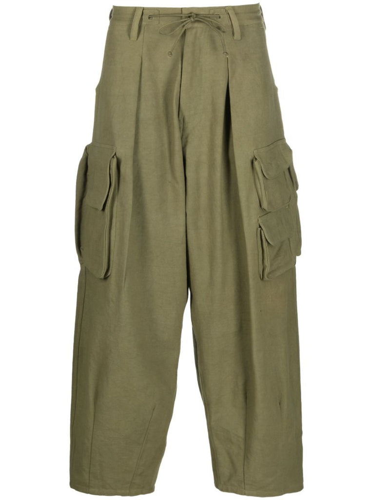 Green Forager Cargo Trousers