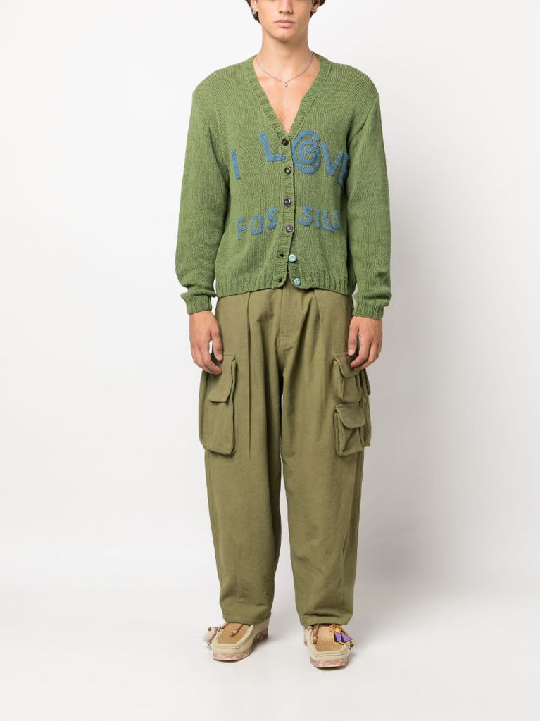 Green Forager Cargo Trousers