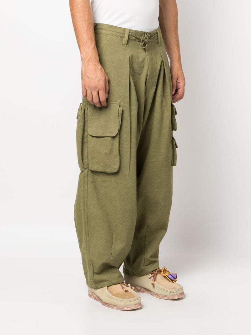 Green Forager Cargo Trousers