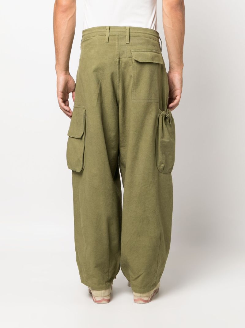 Green Forager Cargo Trousers