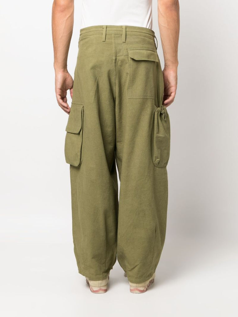 Green Forager Cargo Trousers