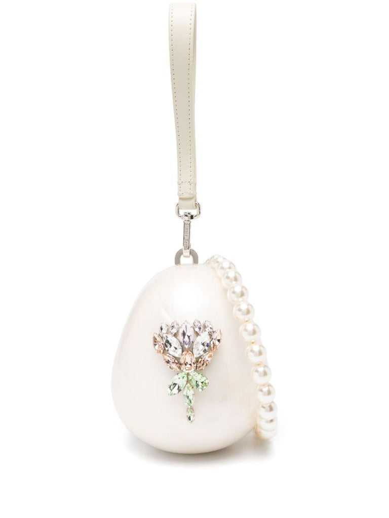 Rhinestone Rose Mini Handbag