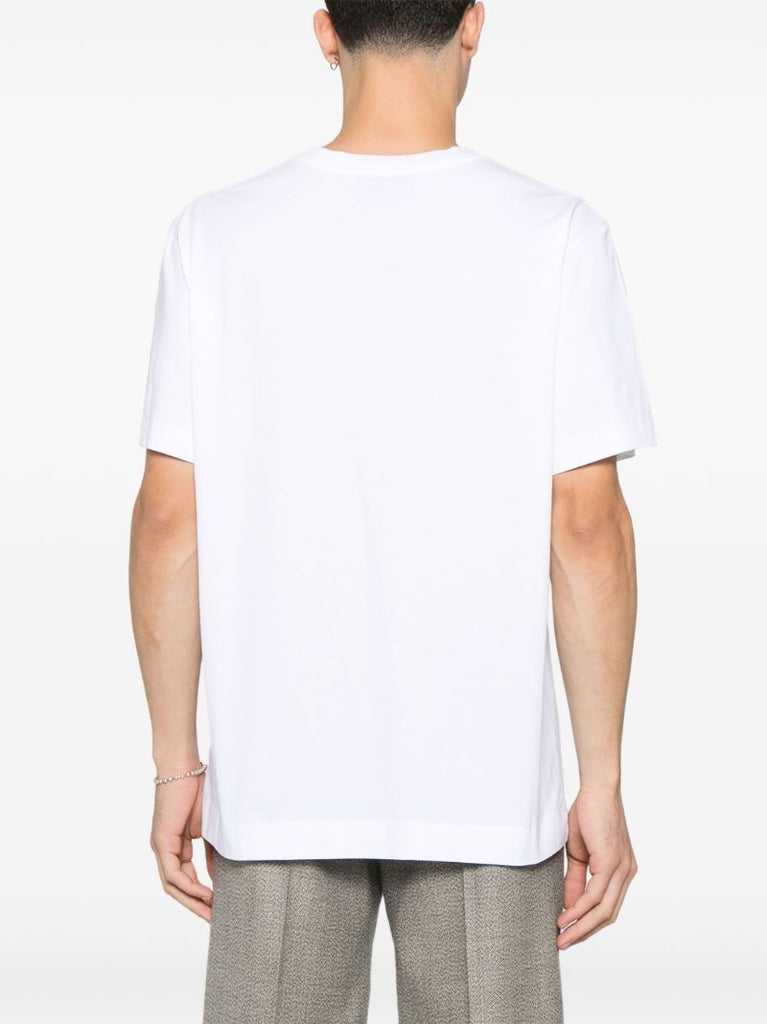 Carnation-print T-shirt