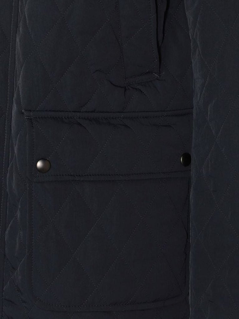 Logo-embroidered Quilted Jacket