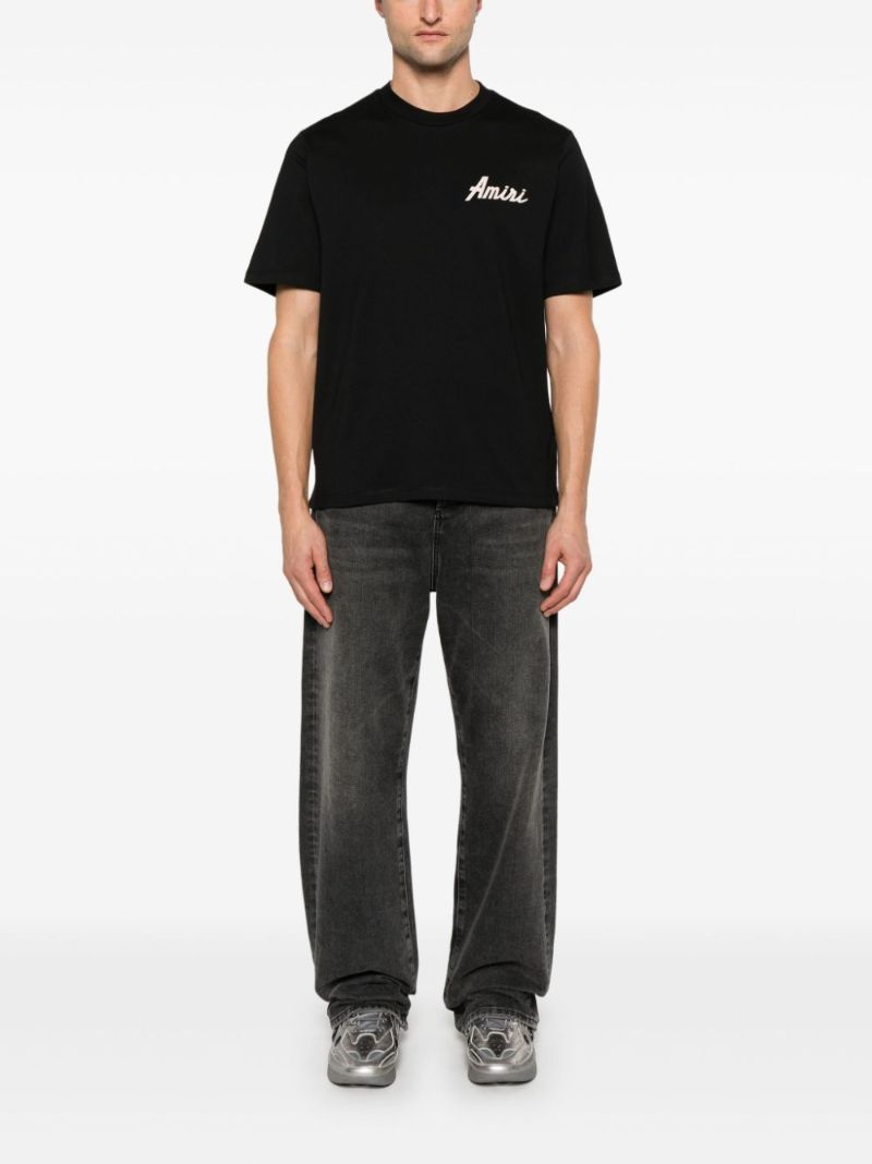 Black Logo-print T-shirt