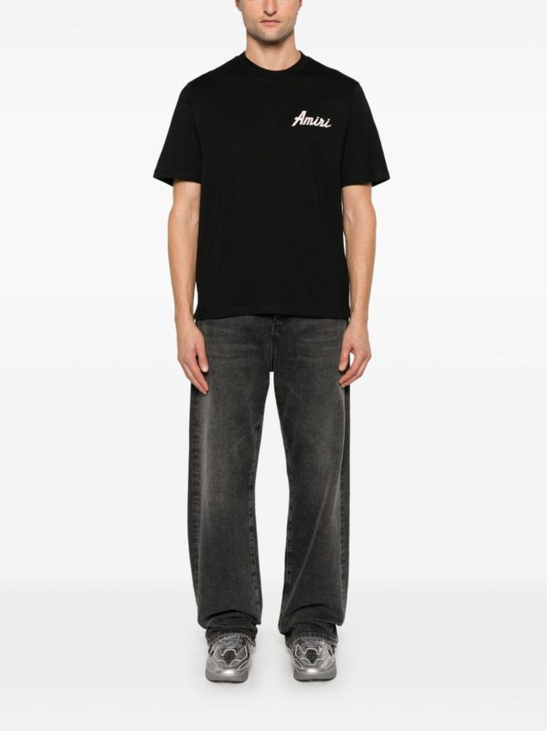 Black Logo-print T-shirt