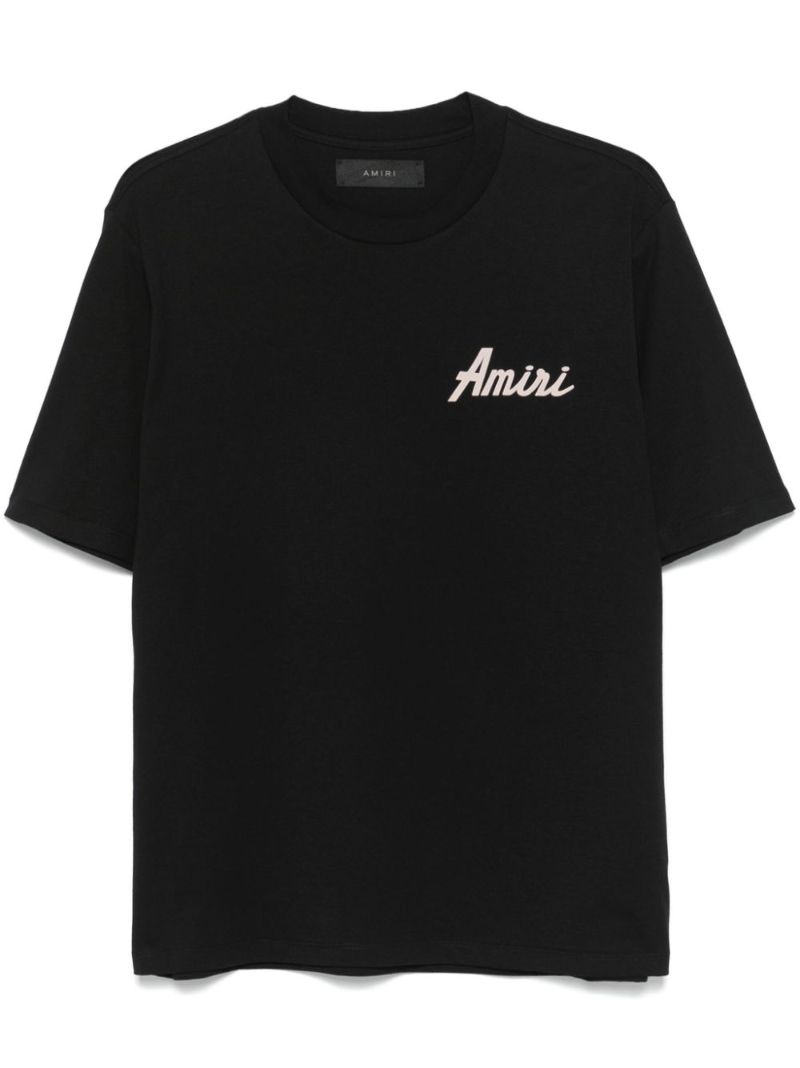 Black Logo-print T-shirt