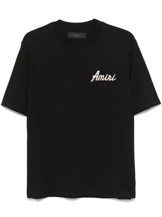 Black Logo-print T-shirt