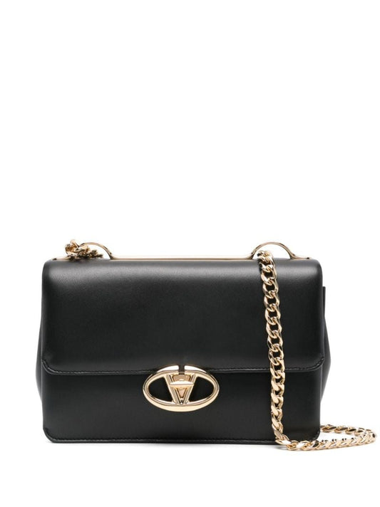Black Vlogo Signature Shoulder Bag