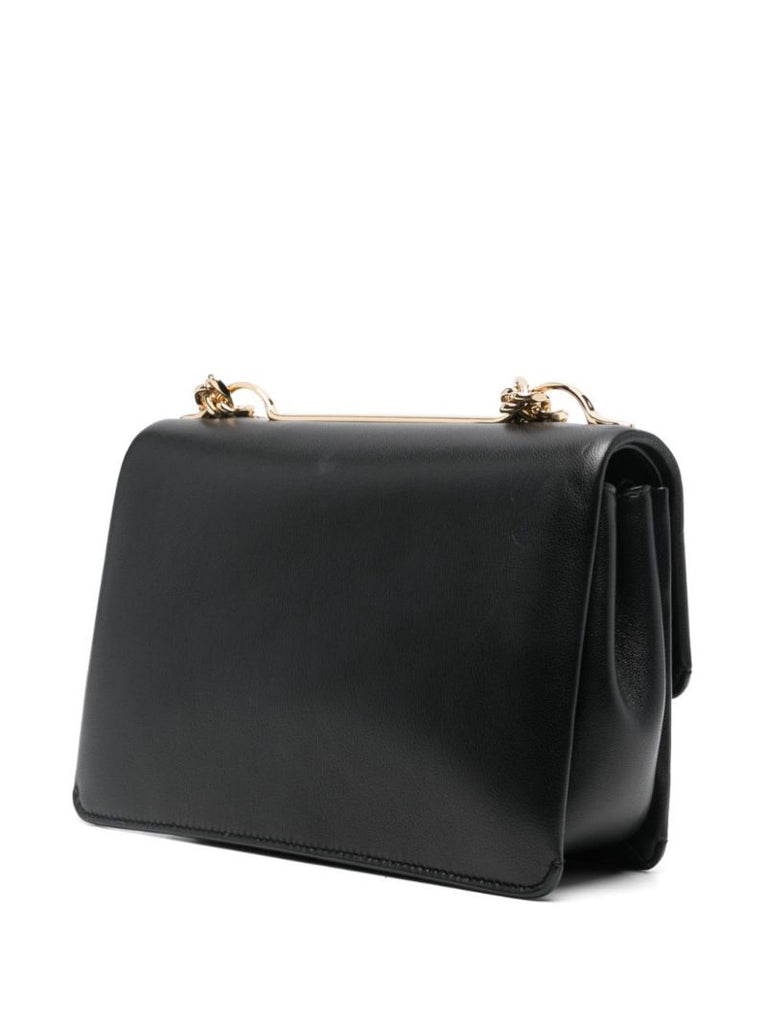 Black Vlogo Signature Shoulder Bag