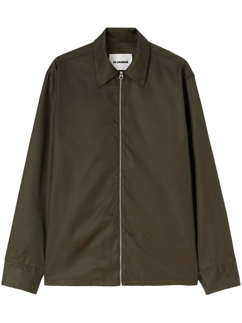 Zip-up Shirt Jacket