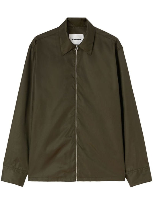Zip-up Shirt Jacket