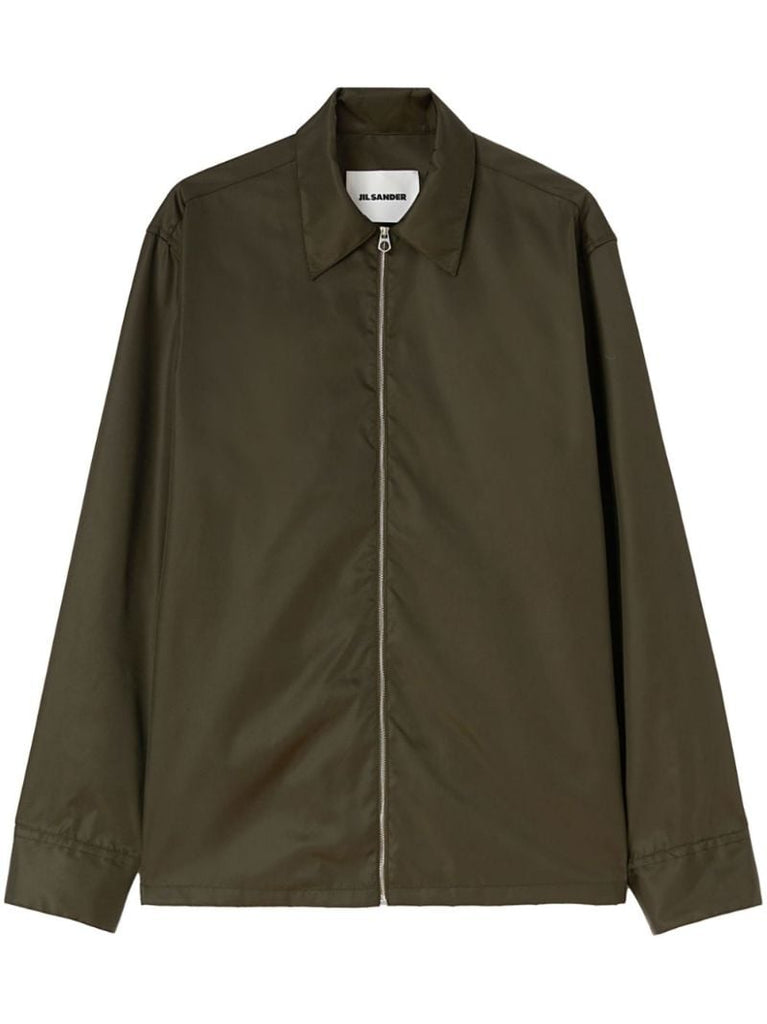Zip-up Shirt Jacket