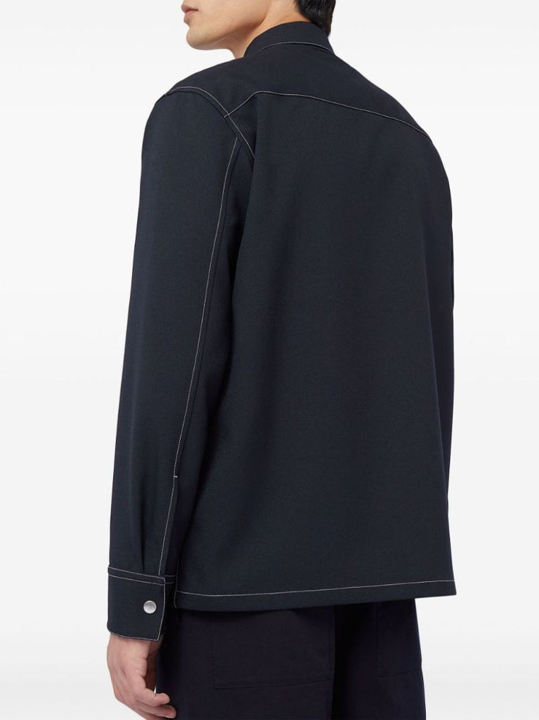Zip-up Shirt Jacket