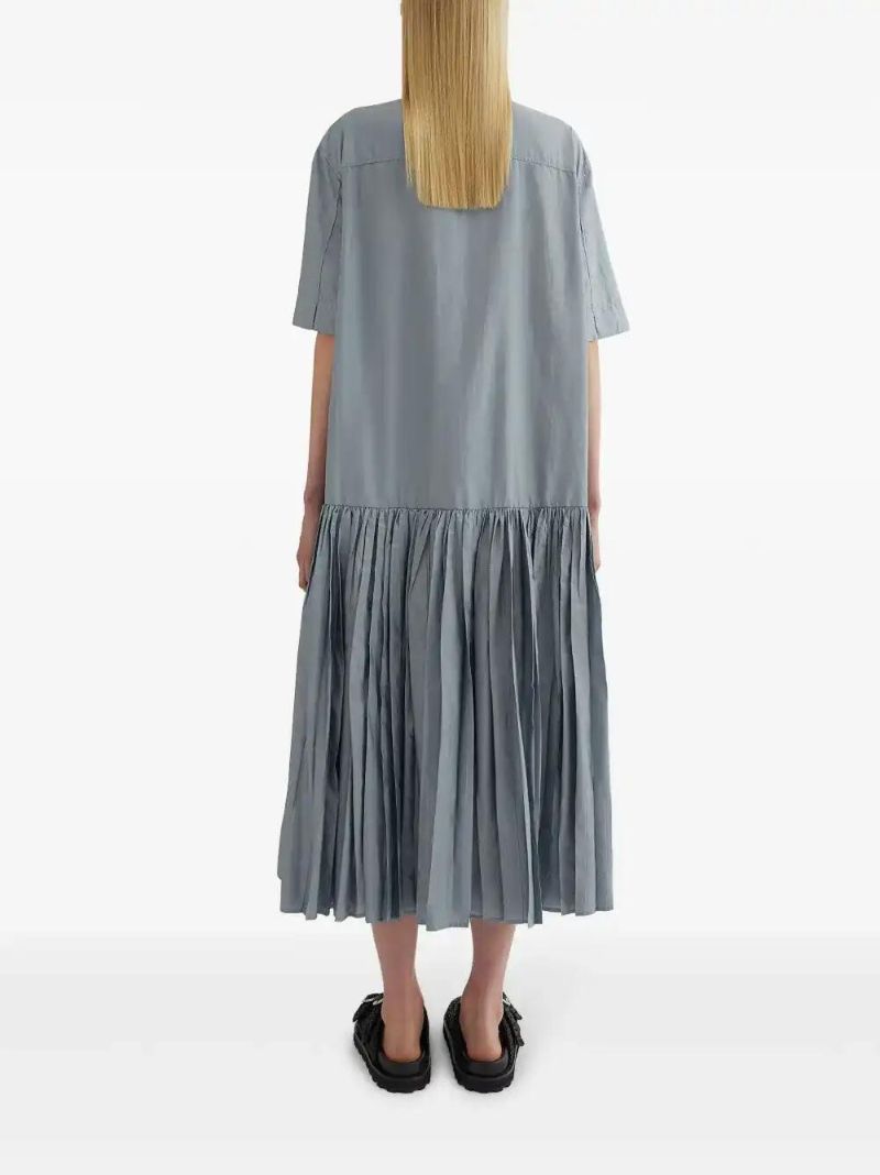 Blue Shirt Dress