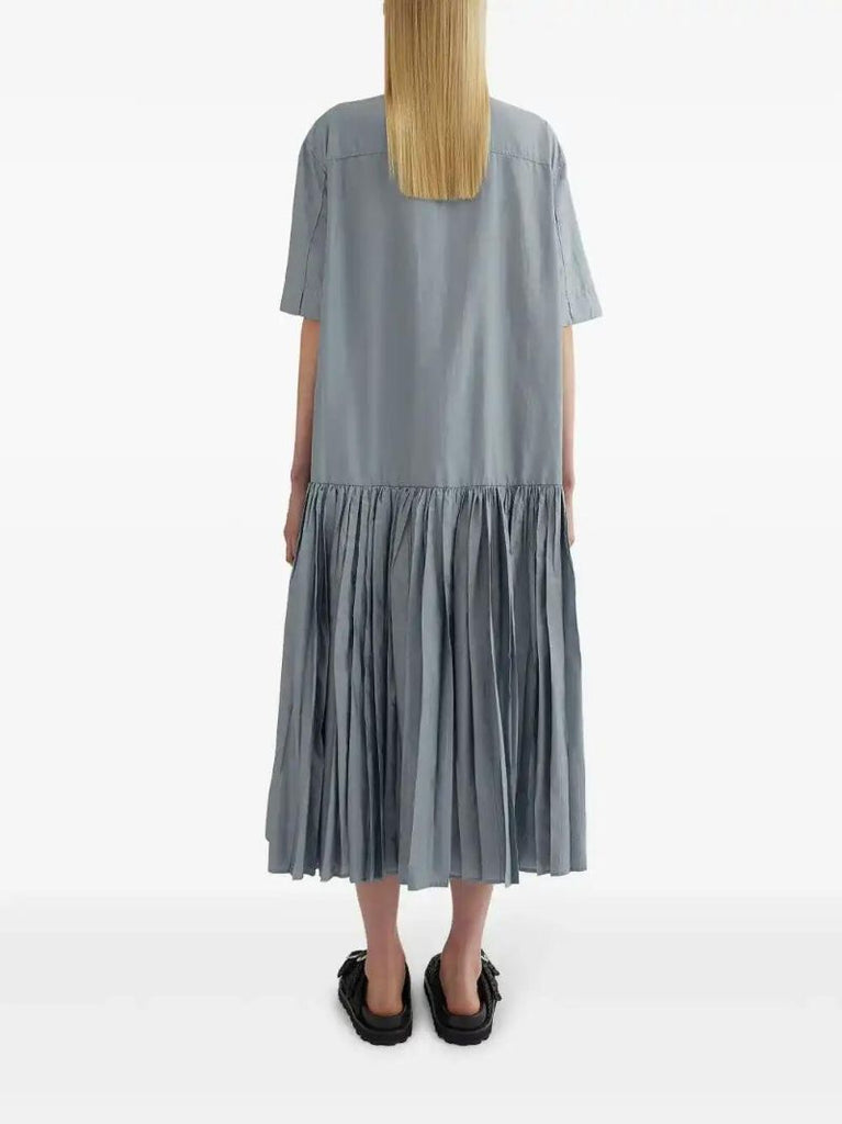 Blue Shirt Dress