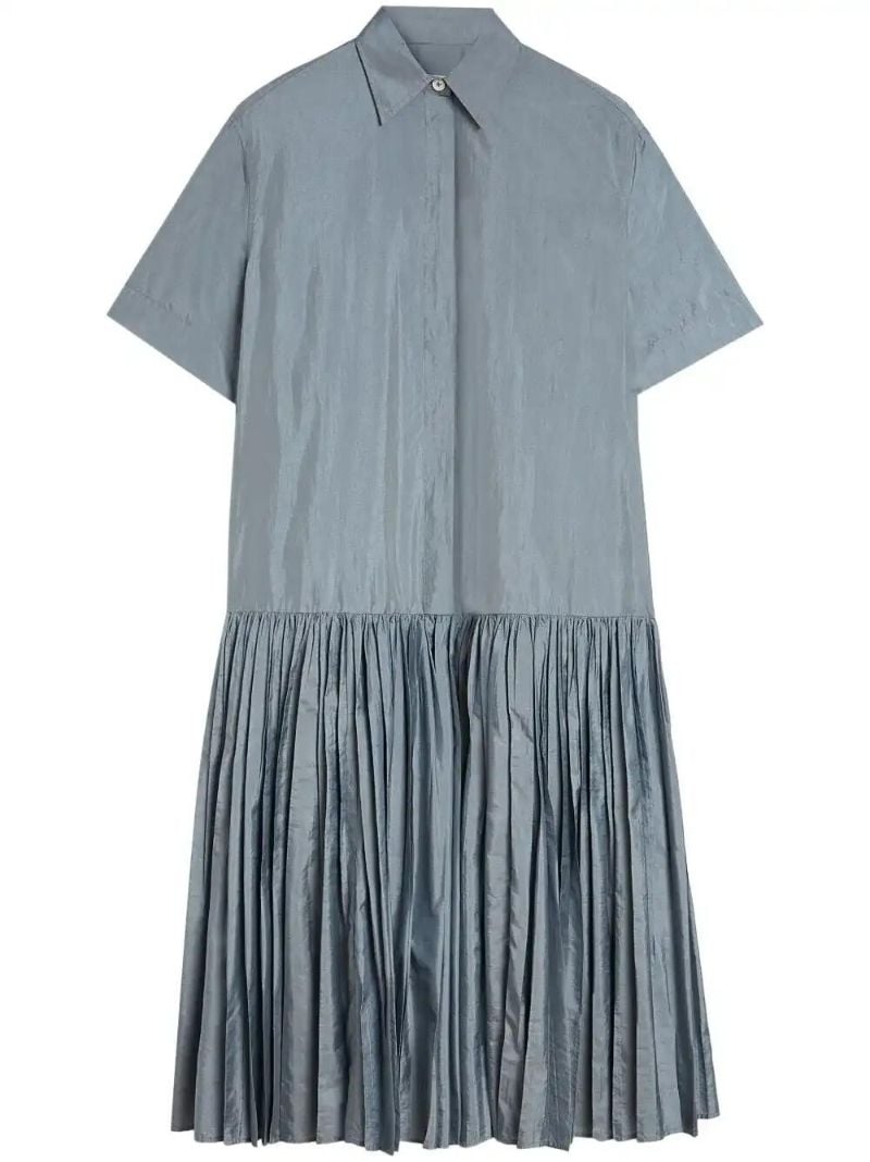 Blue Shirt Dress
