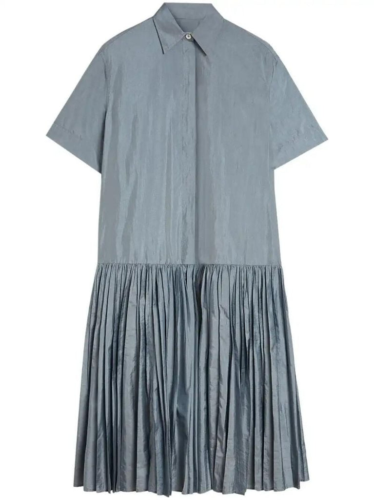 Blue Shirt Dress