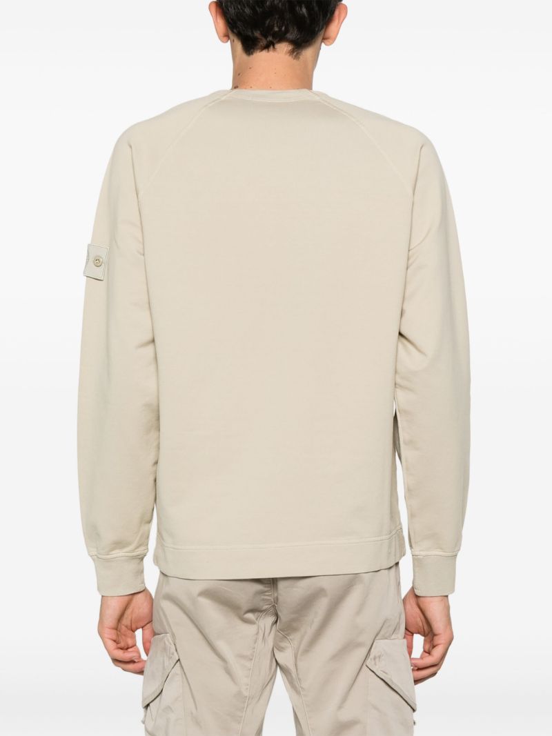 Neutrals Compass-patch Sweatshirt