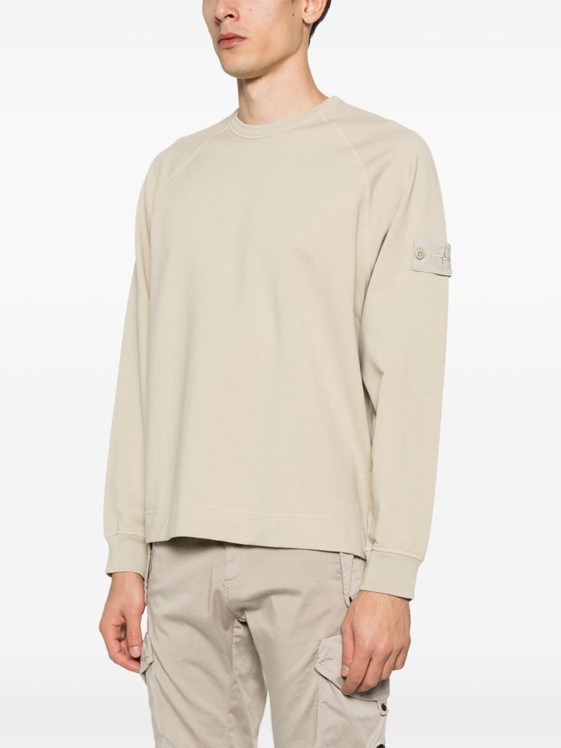 Neutrals Compass-patch Sweatshirt