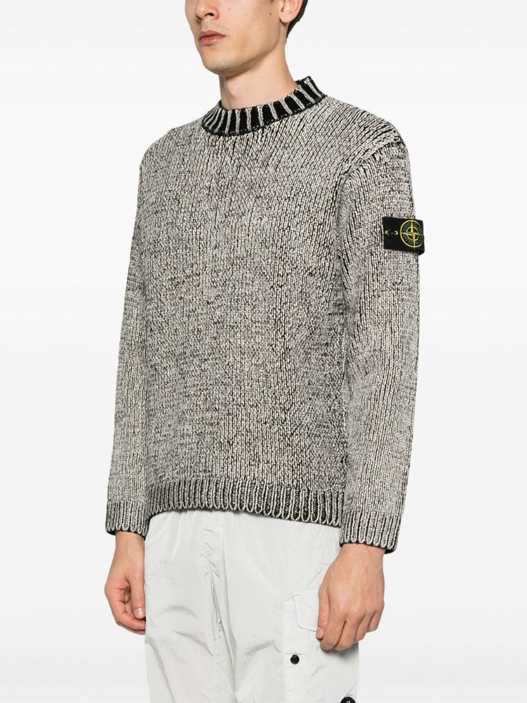 Black Compass-patch Sweater