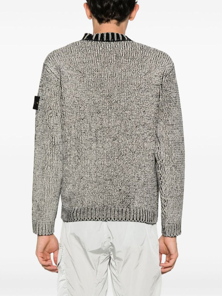 Black Compass-patch Sweater
