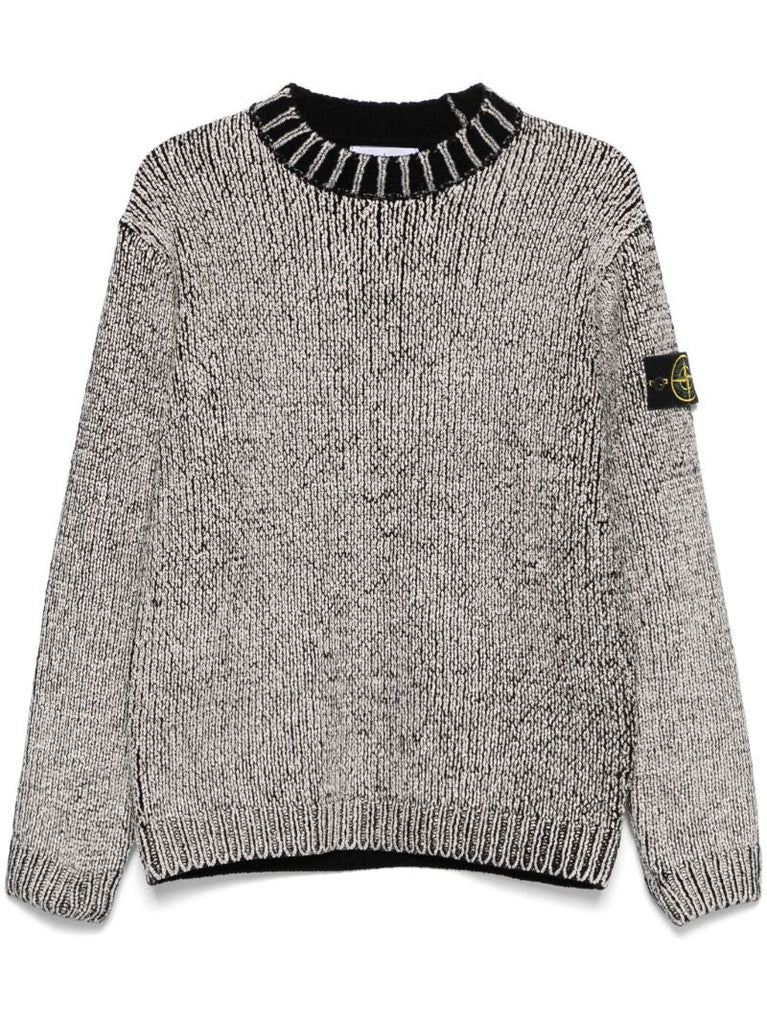 Black Compass-patch Sweater