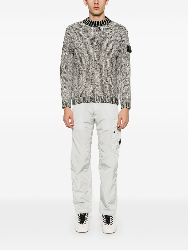 Black Compass-patch Sweater