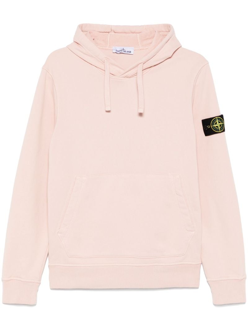 Pink Compass-patch Hoodie