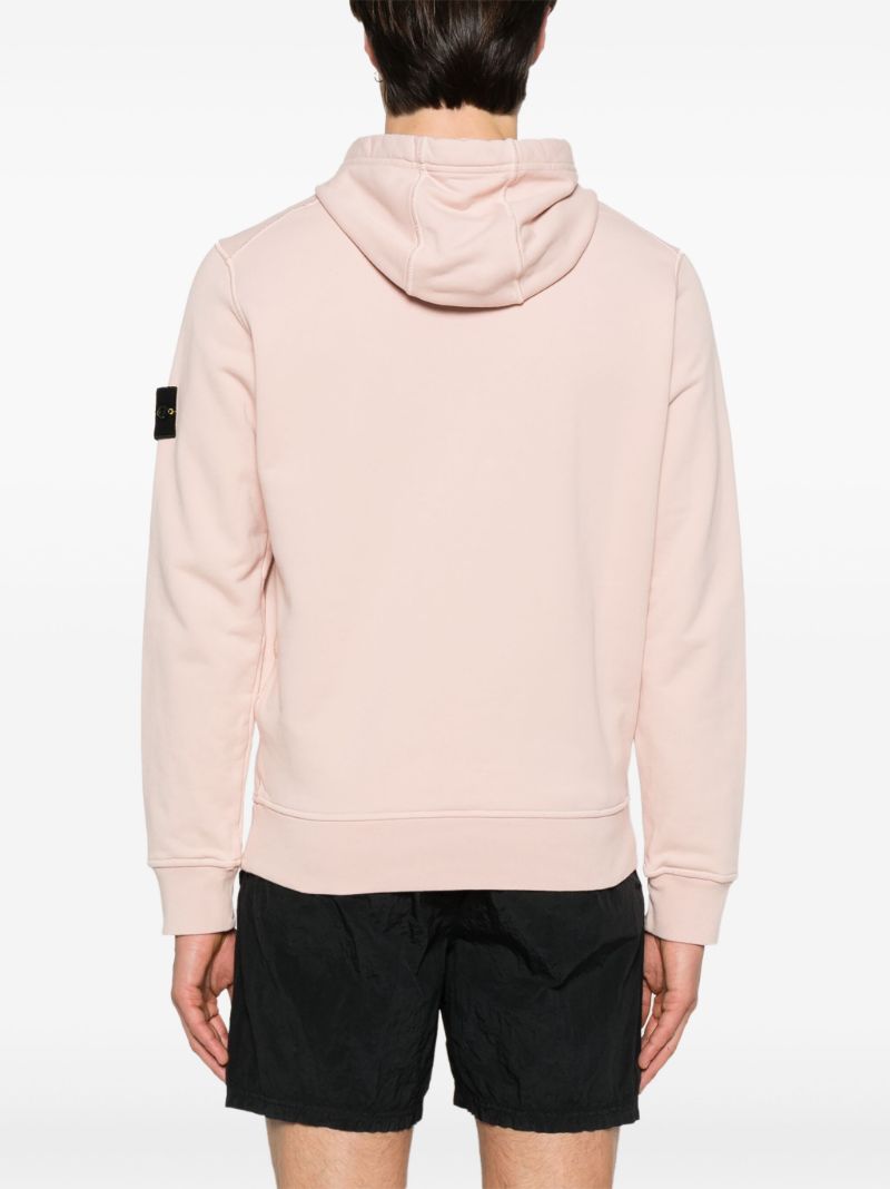 Pink Compass-patch Hoodie