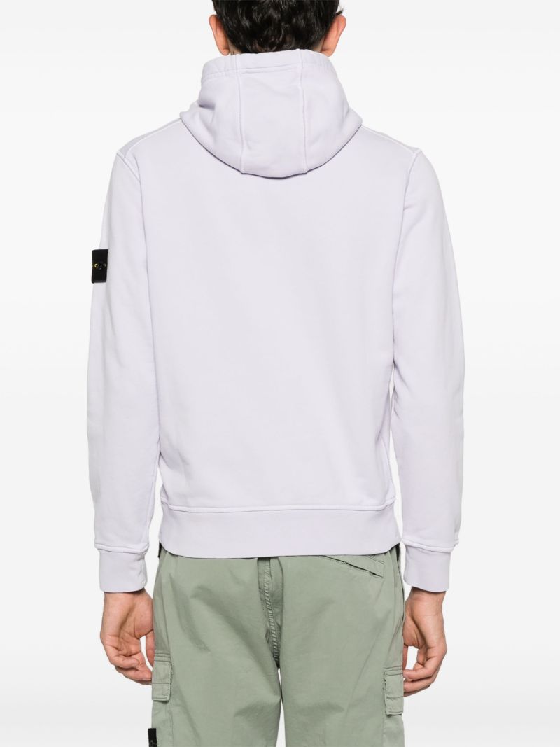 Purple Compass-patch Hoodie