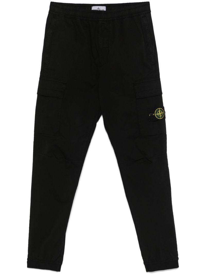 Black Compass-patch Track Pants