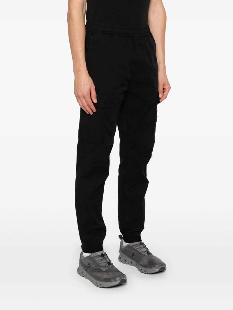 Black Compass-patch Track Pants