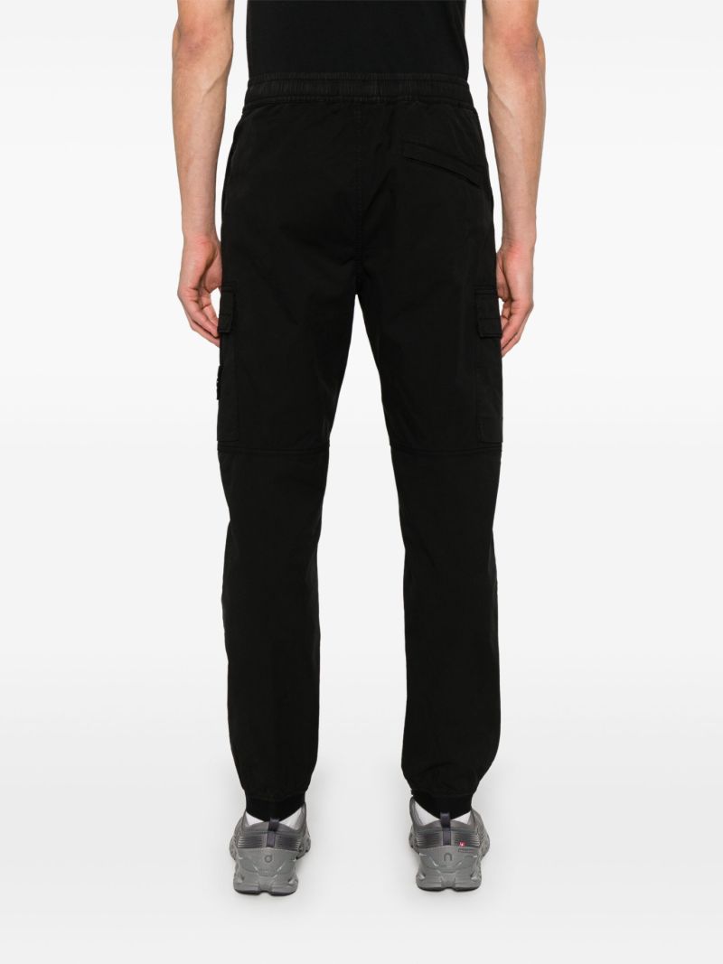 Black Compass-patch Track Pants
