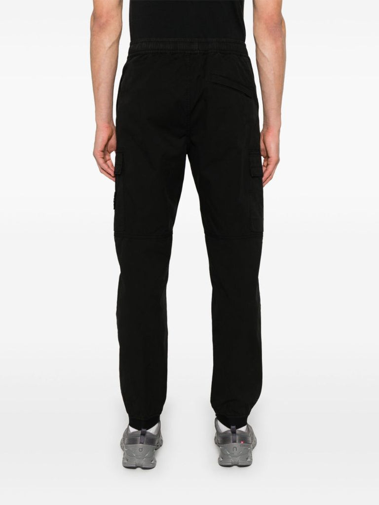 Black Compass-patch Track Pants