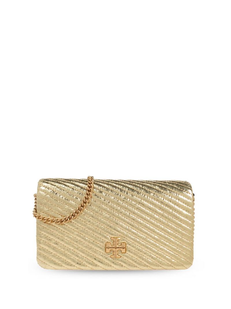 Gold Kira Chain Clutch Bag