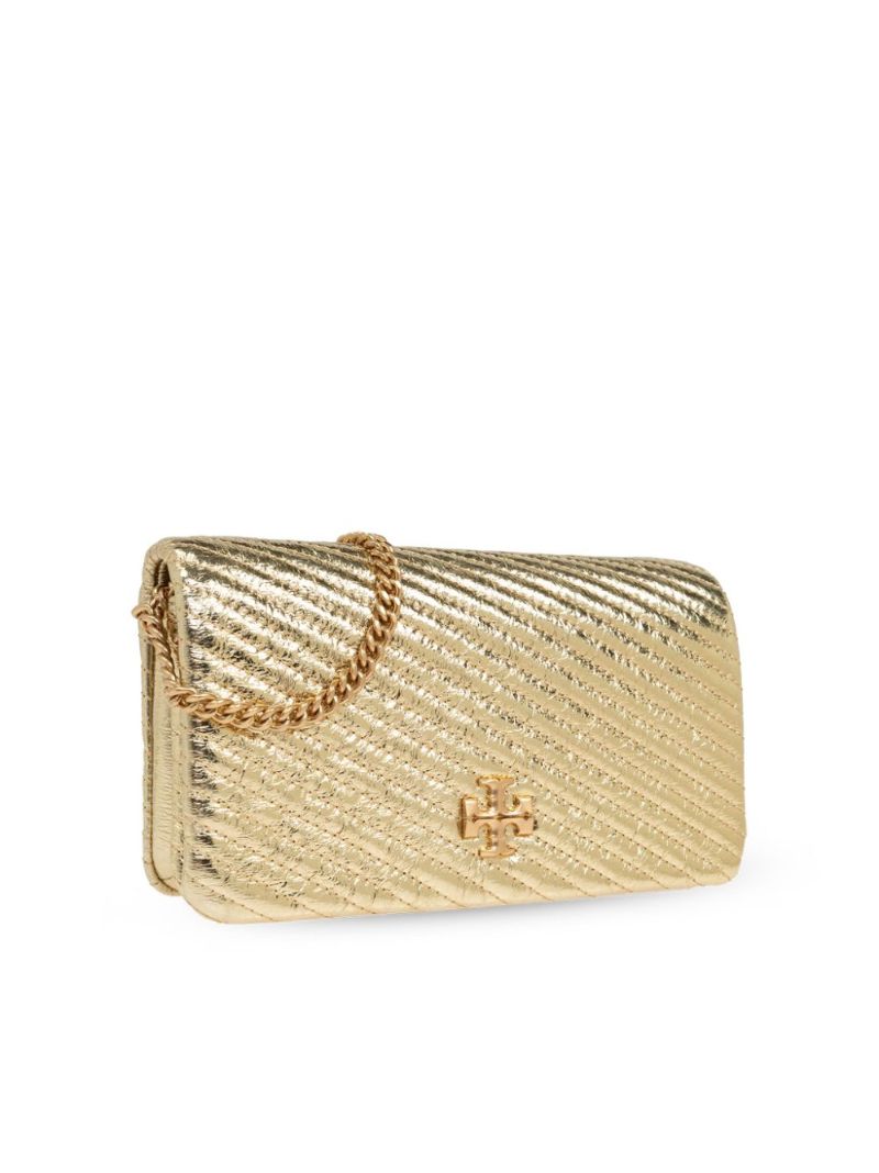 Gold Kira Chain Clutch Bag