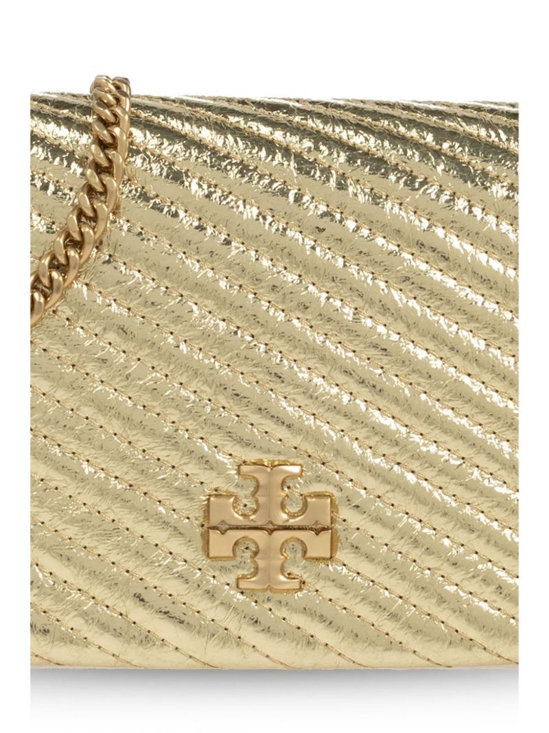 Gold Kira Chain Clutch Bag