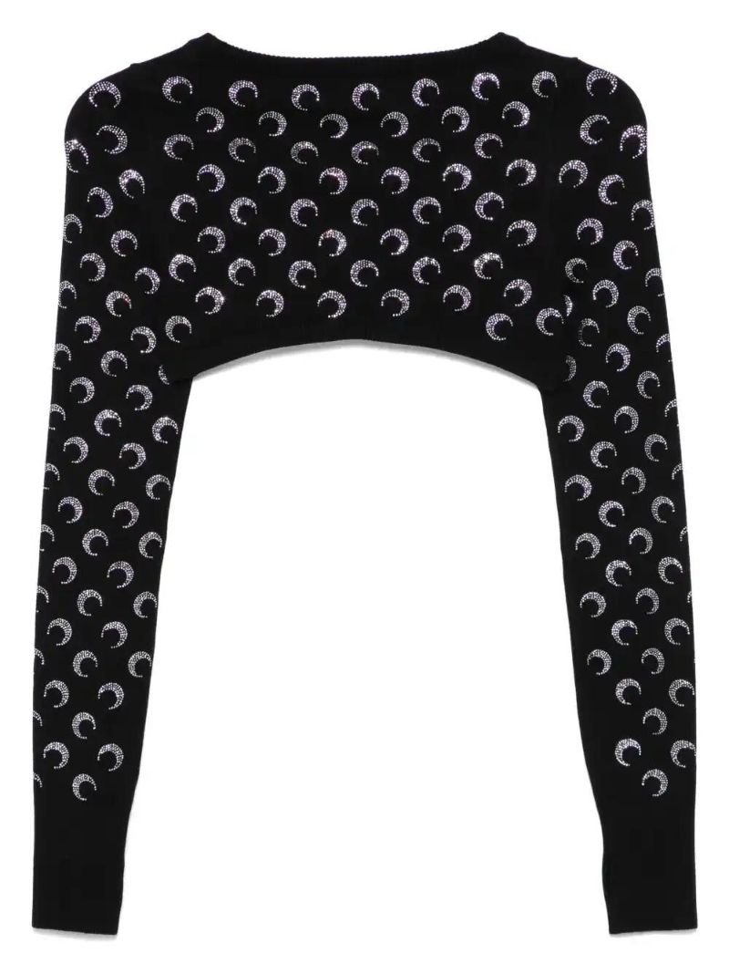Black Crescent Moon Sweater