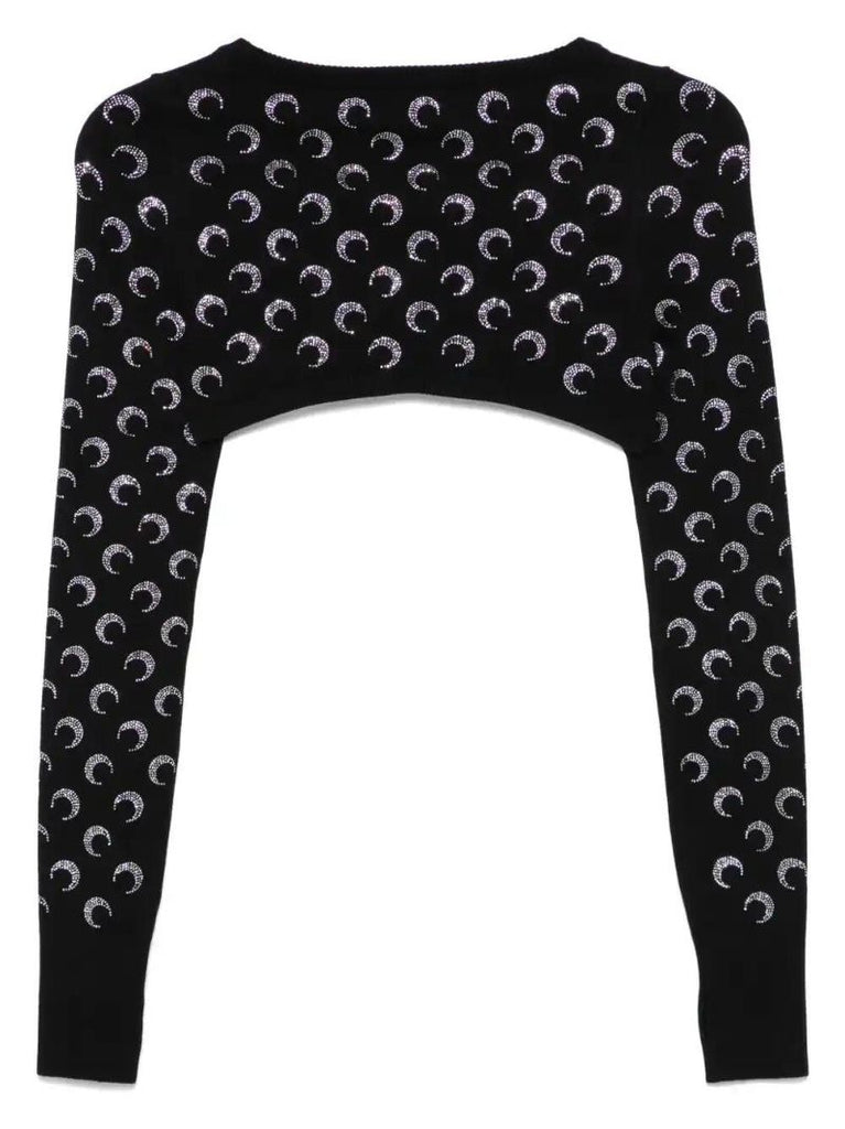 Black Crescent Moon Sweater