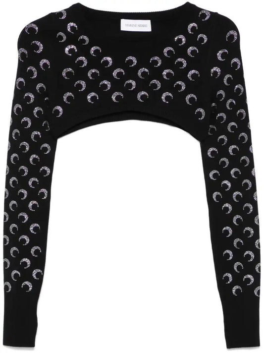 Black Crescent Moon Sweater