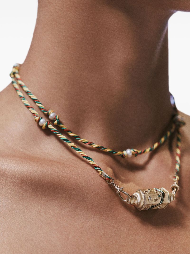 18kt Yellow Gold Baby Shining Star Necklace