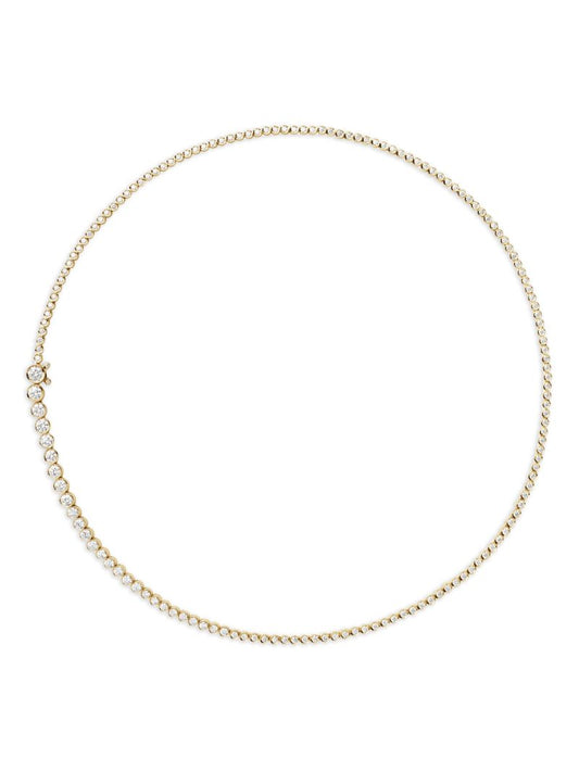 18kt Yellow Gold Diamond Necklace