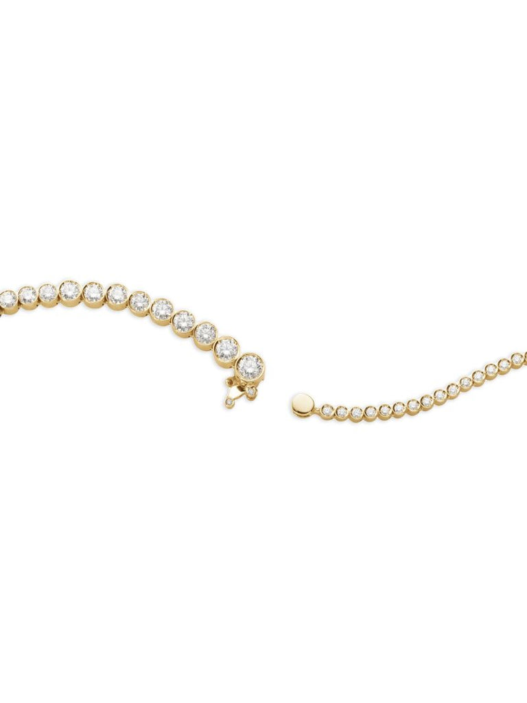 18kt Yellow Gold Diamond Necklace