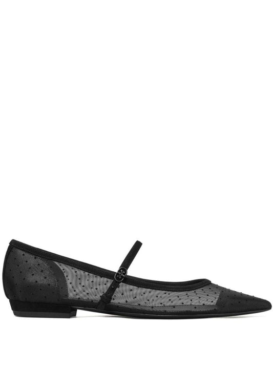 Black Mary Jane Ballet Flats